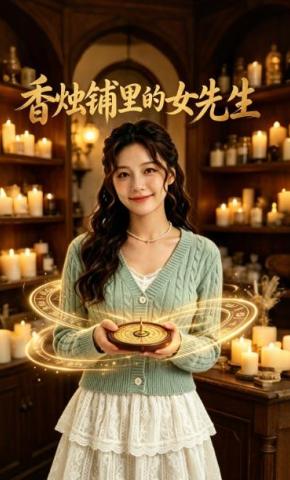 短剧《香烛铺里的女先生》海报