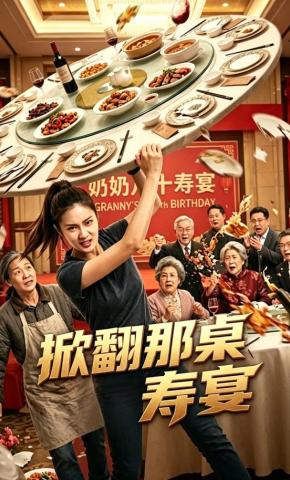 短剧《掀翻那桌寿宴》海报