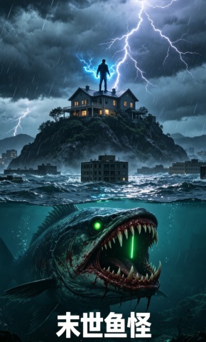 短剧《末世鱼怪》海报