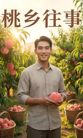 短剧《桃乡往事》海报