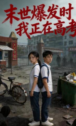短剧《末世爆发时我正在高考》海报