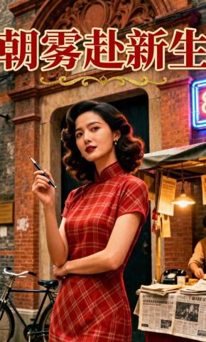 短剧《朝雾赴新生》海报