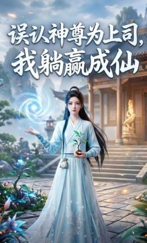 短剧《误认神尊为上司，我躺赢成仙》海报