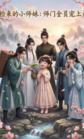 短剧《捡来的小师妹：师门全员宠上天》海报