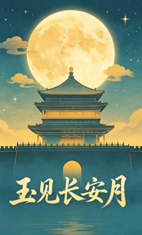 短剧《玉见长安月》海报