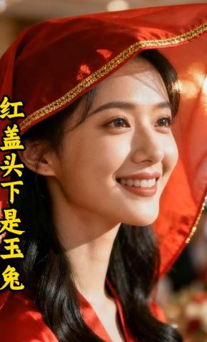 短剧《红盖头下是玉兔》海报