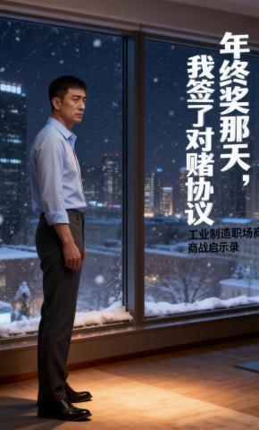 短剧《年终奖那天，我签了对赌协议》海报