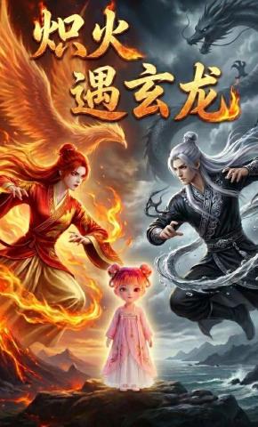 短剧《炽火遇玄龙》海报