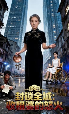 短剧《封锁全城：收租婆的怒火》海报