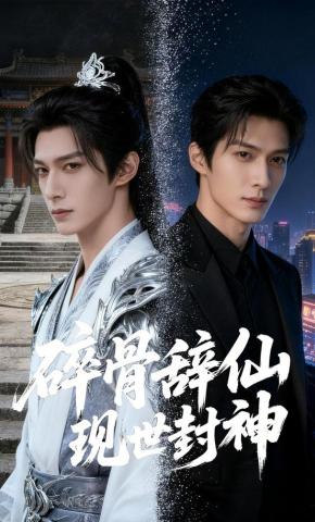 短剧《碎骨辞仙，现世封神》海报