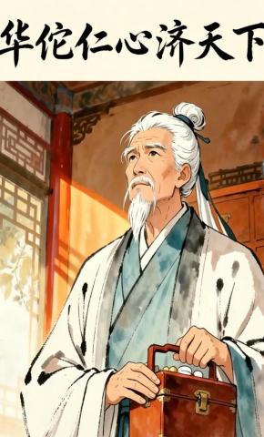 短剧《华佗仁心济天下》海报