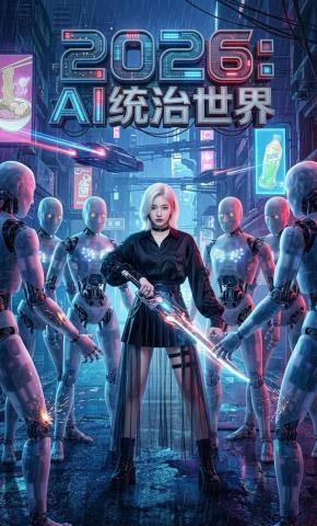 短剧《2026：AI统治世界》海报