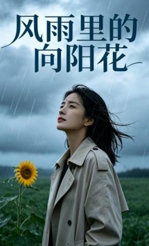 短剧《风雨里的向阳花》海报