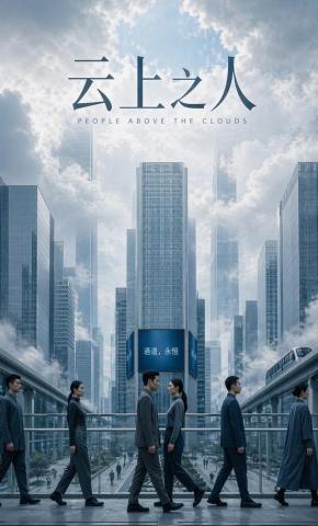 短剧《云上之人》海报