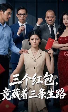 短剧《三个红包，竟藏着三条生路》海报