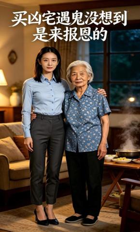 短剧《买凶宅遇鬼，没想到是来报恩的》海报