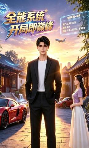 短剧《全能系统开局即巅峰》海报