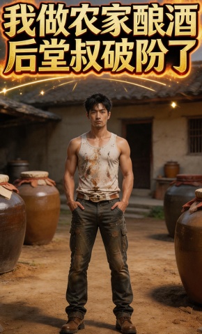 短剧《我做农家酿酒后堂叔破防了》海报