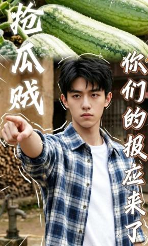 短剧《抢瓜贼，你们的报应来了》海报