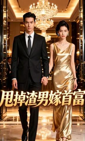 短剧《甩掉渣男嫁首富》海报