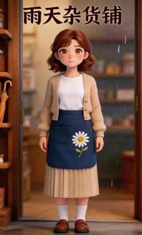 短剧《雨天杂货铺》海报