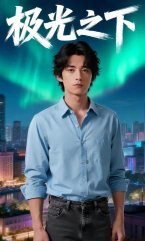 短剧《极光之下》海报