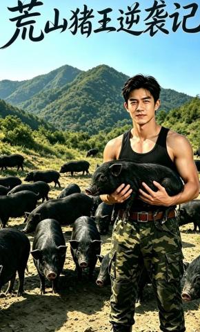 短剧《荒山猪王逆袭记》海报