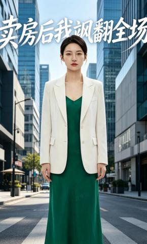 短剧《卖房后我飒翻全场》海报