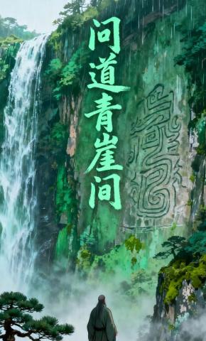 短剧《问道青崖间》海报