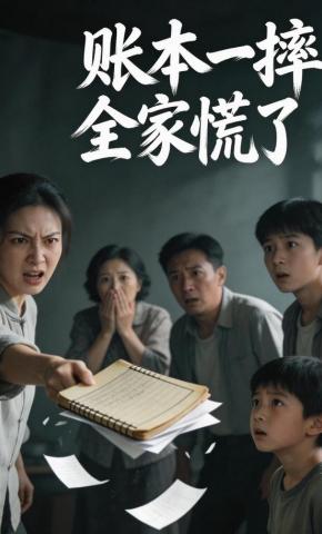 短剧《账本一摔全家慌了》海报