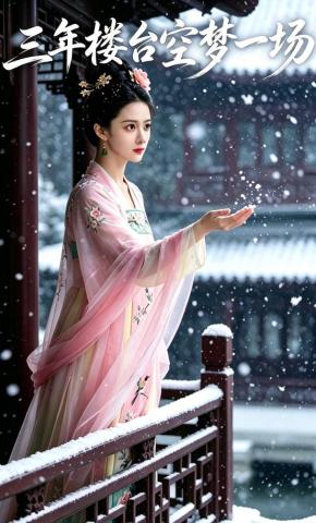 短剧《三年楼台空梦一场》海报