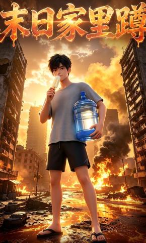 短剧《末日家里蹲》海报