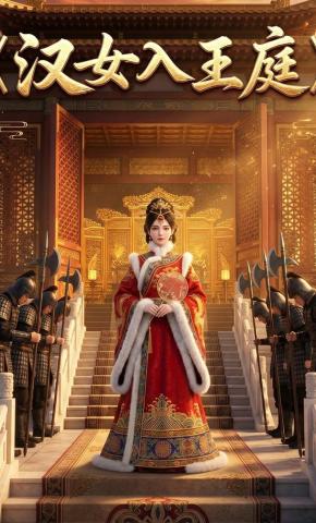短剧《汉女入王庭》海报