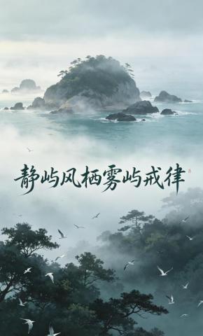 短剧《静屿风栖雾屿戒律》海报