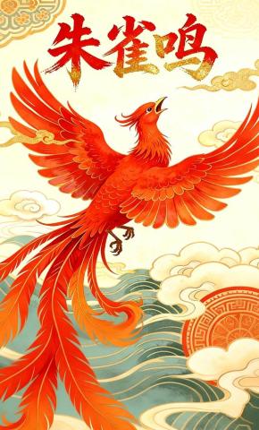 短剧《朱雀鸣》海报