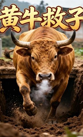 短剧《黄牛救子》海报