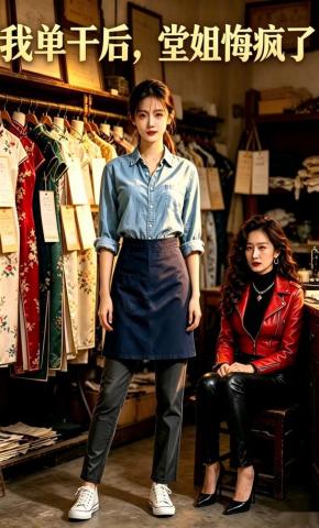 短剧《我单干后，堂姐悔疯了》海报