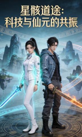 短剧《星骸道途：科技与仙元的共振》海报