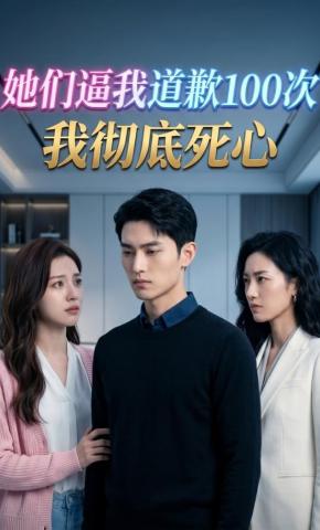 短剧《她们逼我道歉100次，我彻底死心》海报