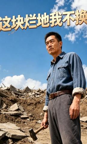 短剧《这块烂地我不换》海报