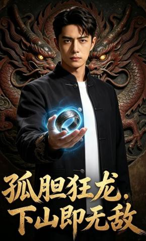 短剧《孤胆狂龙，下山即无敌》海报