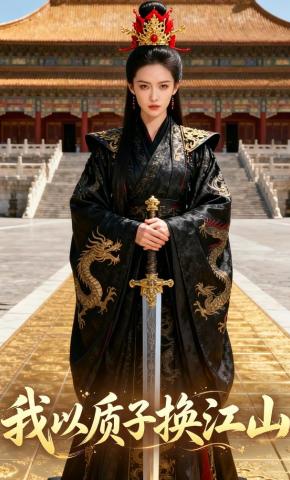 短剧《我以质子换江山》海报