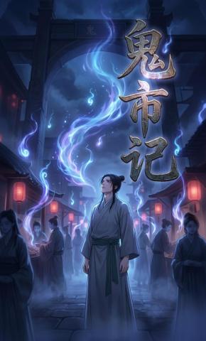短剧《鬼市记》海报