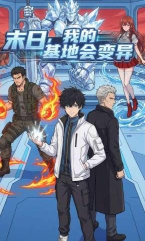 短剧《末日，我的基地会变异》海报