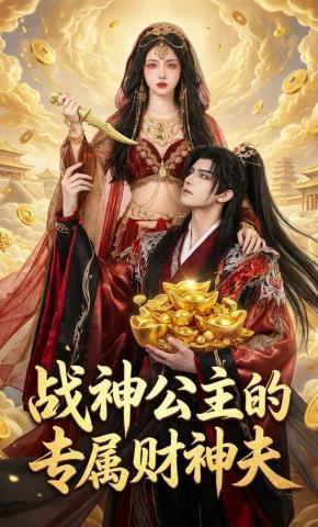 短剧《战神公主的专属财神夫》海报