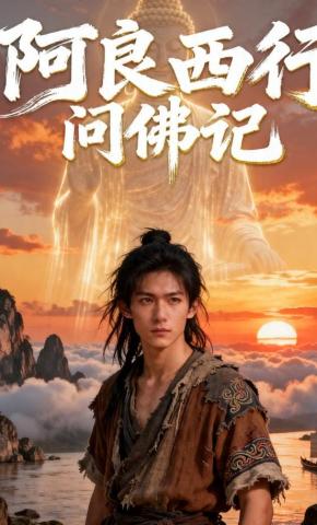 短剧《阿良西行问佛记》海报