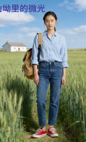 短剧《山坳里的微光》海报