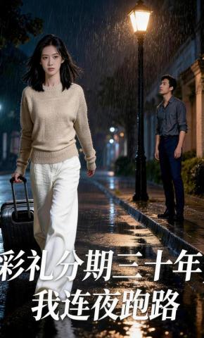 短剧《彩礼分期三十年，我连夜跑路》海报