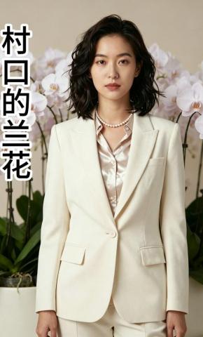 短剧《村口的兰花》海报