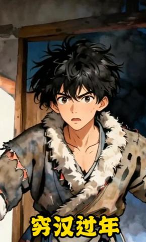 短剧《穷汉过年》海报